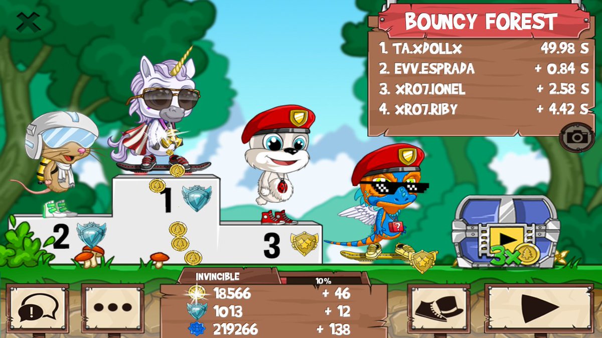 DllhTgr's tweet photo. Get on my level, son! #funrun2 #Esprada #Ionel #Riby https://t.co/gZkzeRpG1T