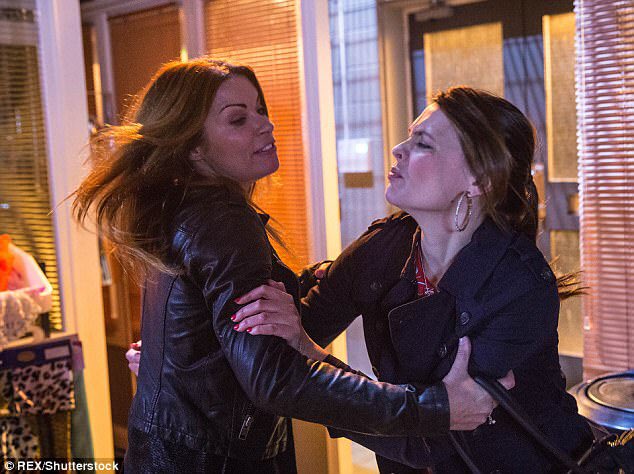 Me and <a href="/Kateford2Barlow/">Tracy Barlow</a> @TracyKateBarlow  fighting but at the end of day I love you Tracy :) ❤️
