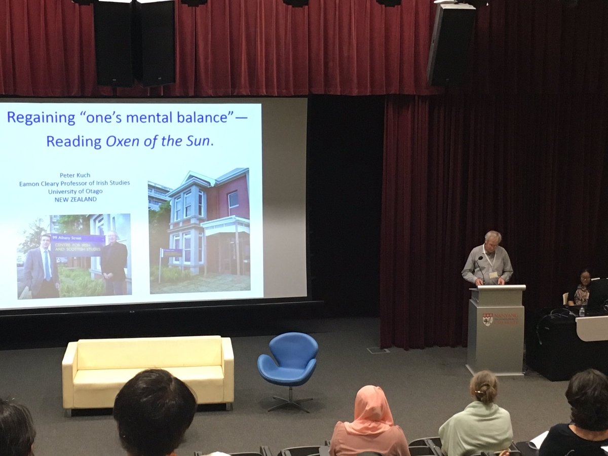 Irish_Lit's tweet photo. Our second plenary speaker Peter Kuch #iasil2017 https://t.co/UhDHgeGvqu