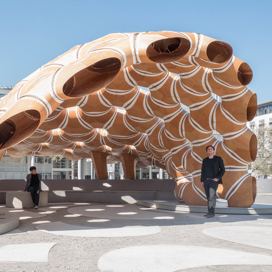 dezeen's tweet photo. 10 of the most ground-breaking uses of plywood in architecture and design: https://t.co/6HVycHJTAJ https://t.co/3DuZbkJcpn