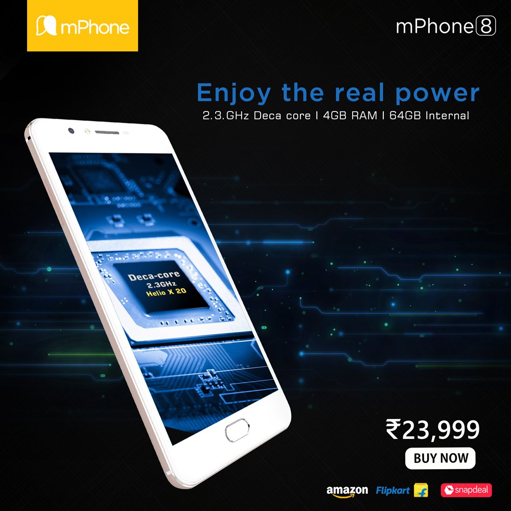 mPhoneGlobal's tweet photo. Enjoy the Real Power of #DecaCore Processor #mPhone8 #Smartphone
#4GBRAM #64GB Internal Memory #androiddev https://t.co/1ZbmKhy4B3 https://t.co/MIoOxmFCX0