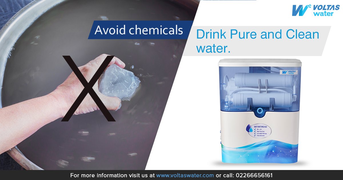 VoltasWater's tweet photo. Why #use #chemicals like #alum to #purify your #water when you can #simply get a https://t.co/DlFQloFPfN with #easy #purification #process https://t.co/Ha20ia1TZs