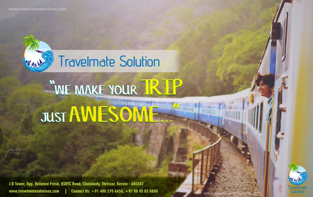 travelmatelive's tweet photo. "We make your trip awesome" #Travelmate_Solution
#Contact_Us:+914802706650,+918893838888
#Visit_Us:https://t.co/WyEn747e14 
😍😀 https://t.co/AndBmX2o8k