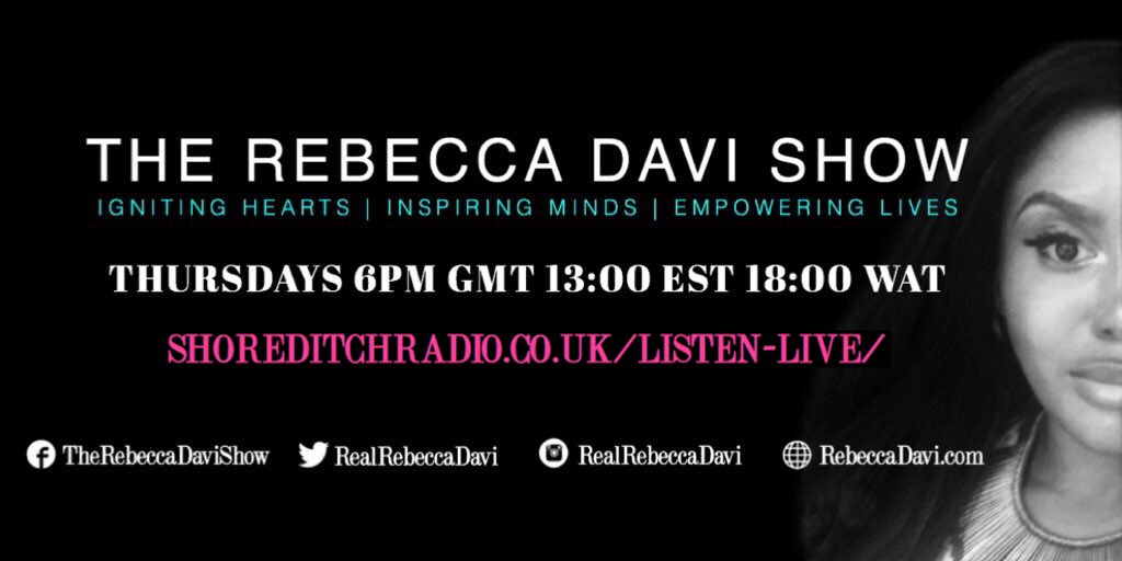 RealRebeccaDavi's tweet photo. Having difficulties with #Anxiety?! Join me #tonight 6pm GMT as I share helpful #tips on how you CAN go from #worrying to worriless! #radio https://t.co/O8Ln9HIxkR