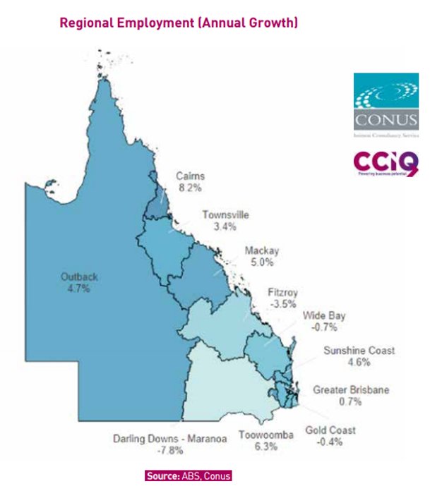 ChamberQLD's tweet photo. #ABS Regional Labour Force data &amp; CCIQ #QEU show - #GoldCoast – Tourism leads to job boom #qldpol #qldecon read more https://t.co/4biEaDrVL7 https://t.co/cQd7zYNZA9