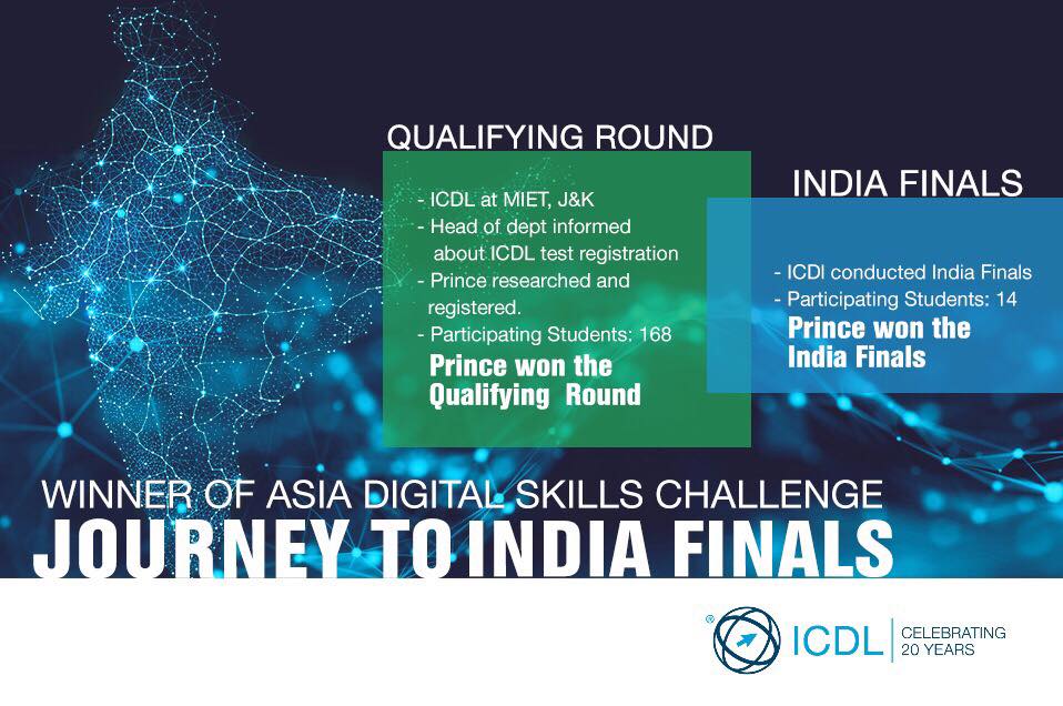 IcdlAtc's tweet photo. Belonging to J&amp;K where opportunities don't come easy, @PrinceSumberia was sure he couldn't give #ICDL #DigitalChallenge A MISS! https://t.co/NQqAv3LVCg