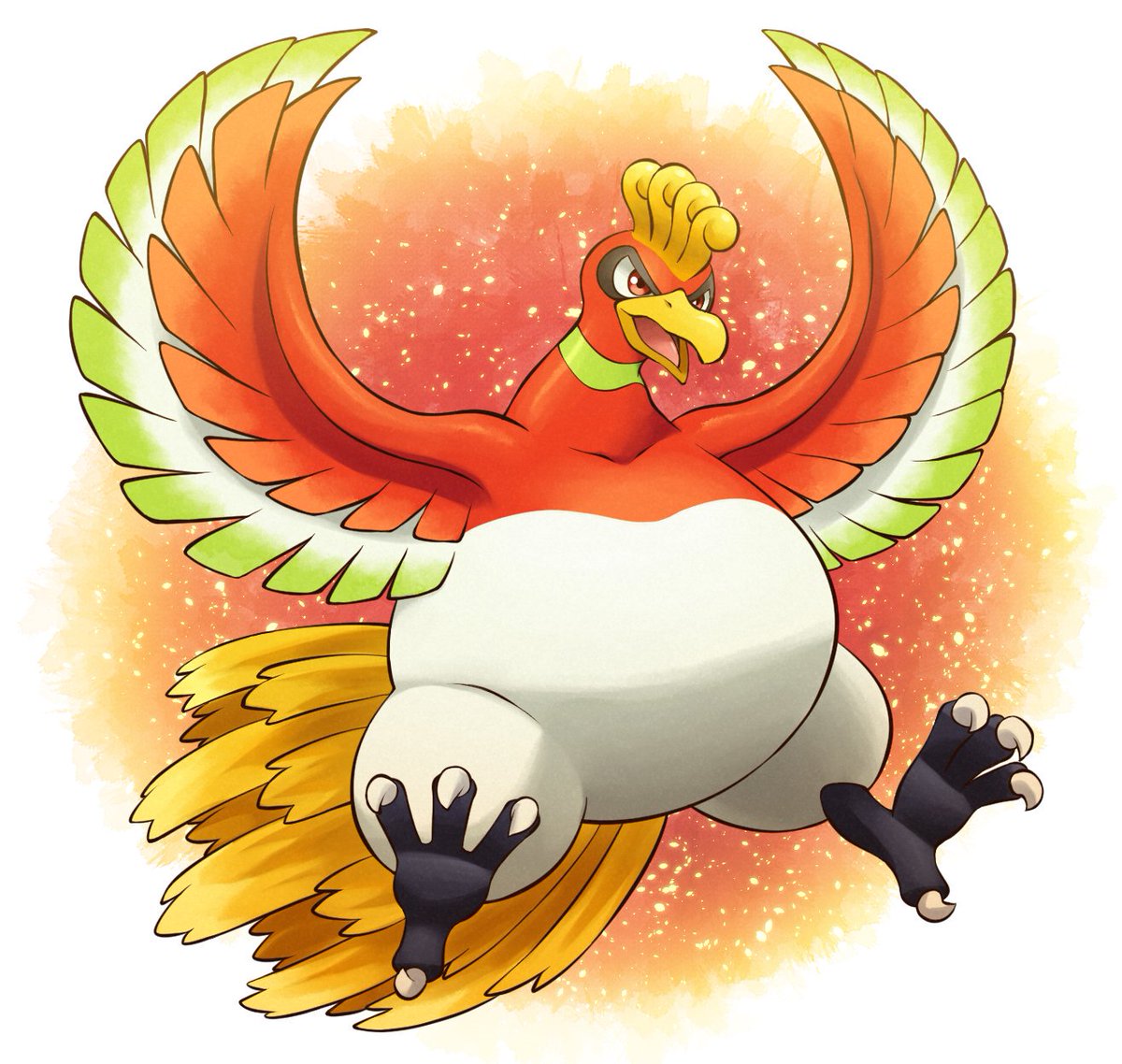 ホウオウちゃん ヒョウヒョウのイラスト