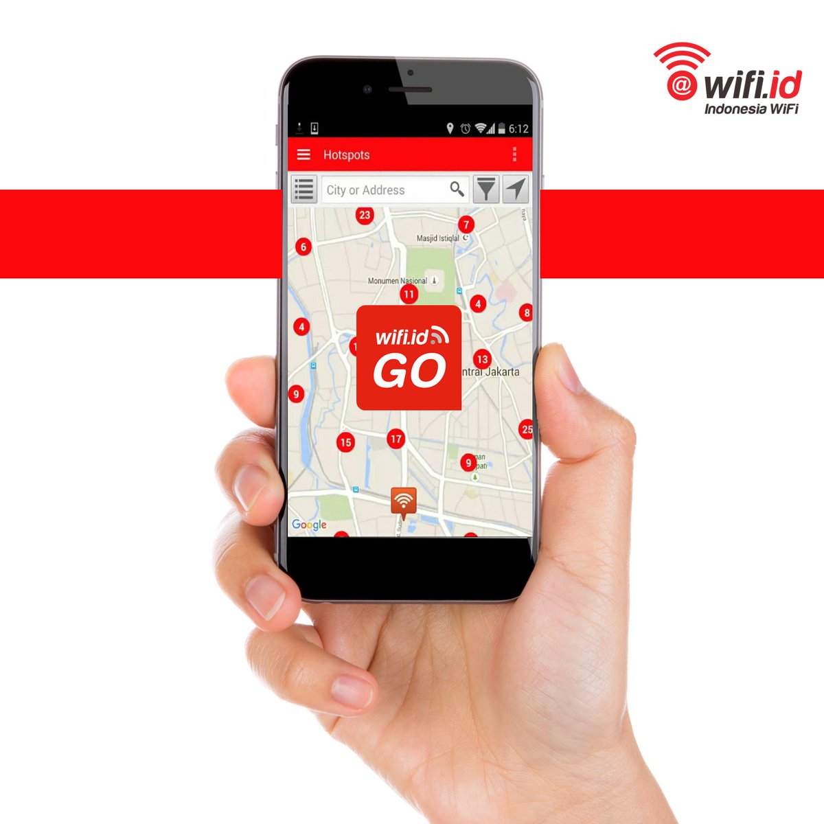 Download yuk aplikasi Wifi id GO untuk memudahkan menemukan spot-spot wifi di sekitar kamu! Ada fitur test speed juga lhoo