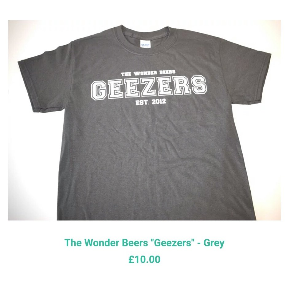 Our online store is now LIVE! Grab your 'GEEZERS' tee now 👌
👇👇👇👇👇👇👇
bit.ly/2uEhTJG
#newmerch #geezers #twb #tshirt #onlinestore