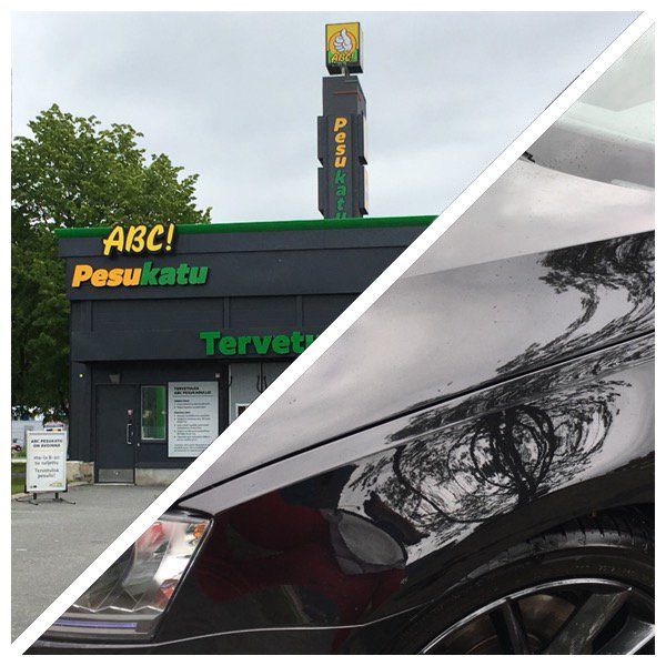 tviksten's tweet photo. Auto kiiltää jo, nyt sitä aurinkoa vaan odotellaan ☀️#carwash #ABC #abcasema @Keskimaa https://t.co/hWnP3LX49q
