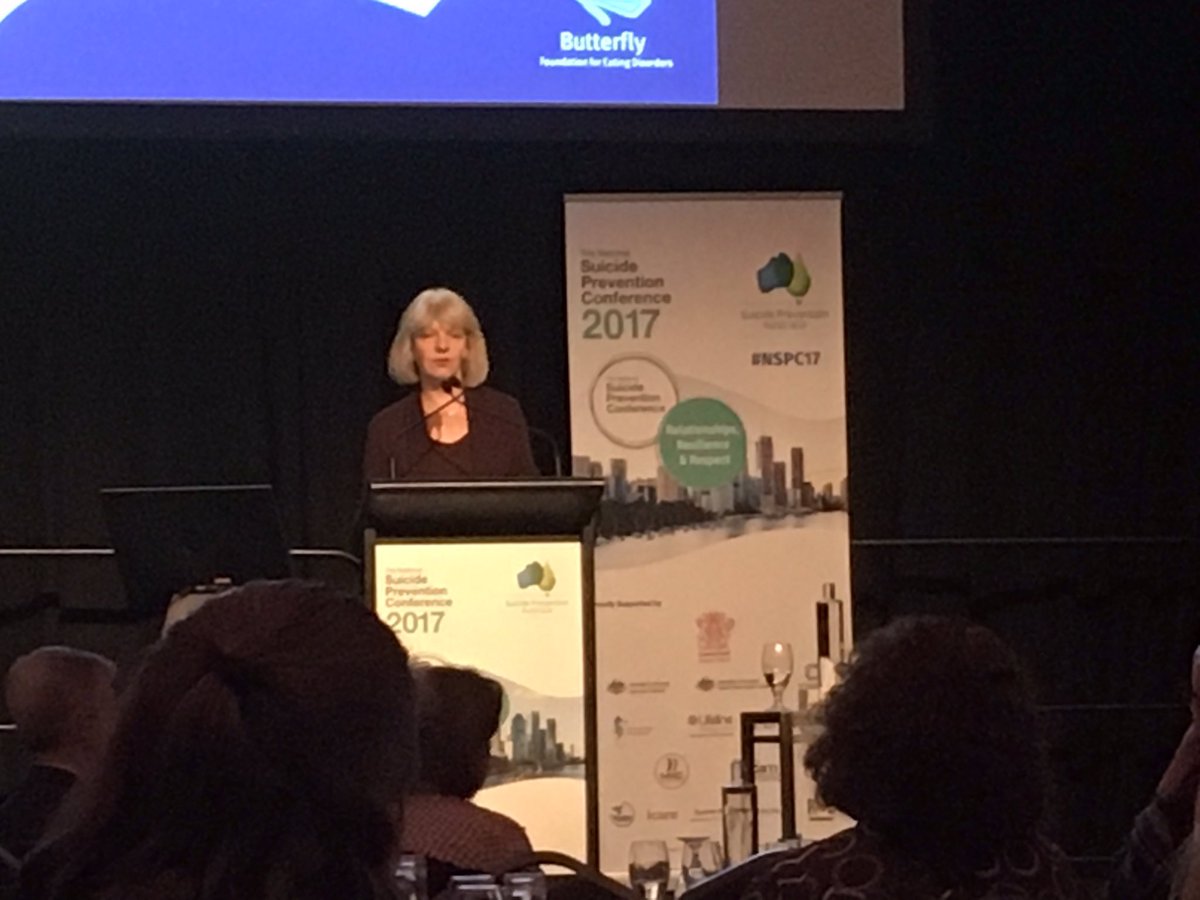@CMorgan265 - only 23% of the 1 million Australians with an #EatingDisorder are in treatment. 1 in 5 who die #suicide. @Bfoundation #NSPC17