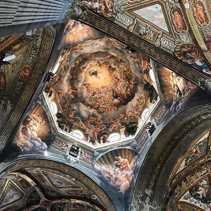 turismoER's tweet photo. Parma ha molte storie da raccontare e alcune di queste sono racchiuse nel battistero e nella sua cattedrale: https://t.co/rQ3Ml4V09v https://t.co/vv7RWqN8TB