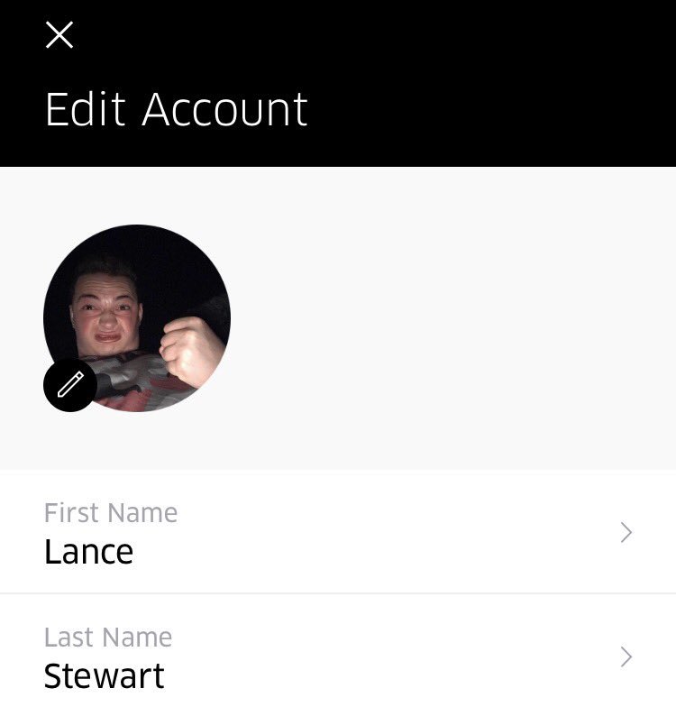 Lance210's tweet image. I've just had 3 Uber drivers cancel on me.. I wonder why?