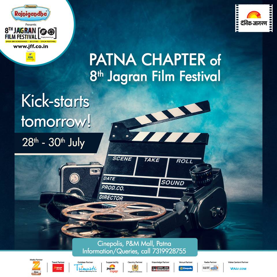 VeblrOfficial's tweet photo. Patna! Get ready for some #entertainment and more #movies , amazing workshops & a lot more!
Only at the #PatnaChapter of #JFF2017. https://t.co/CnyxbfhhzM