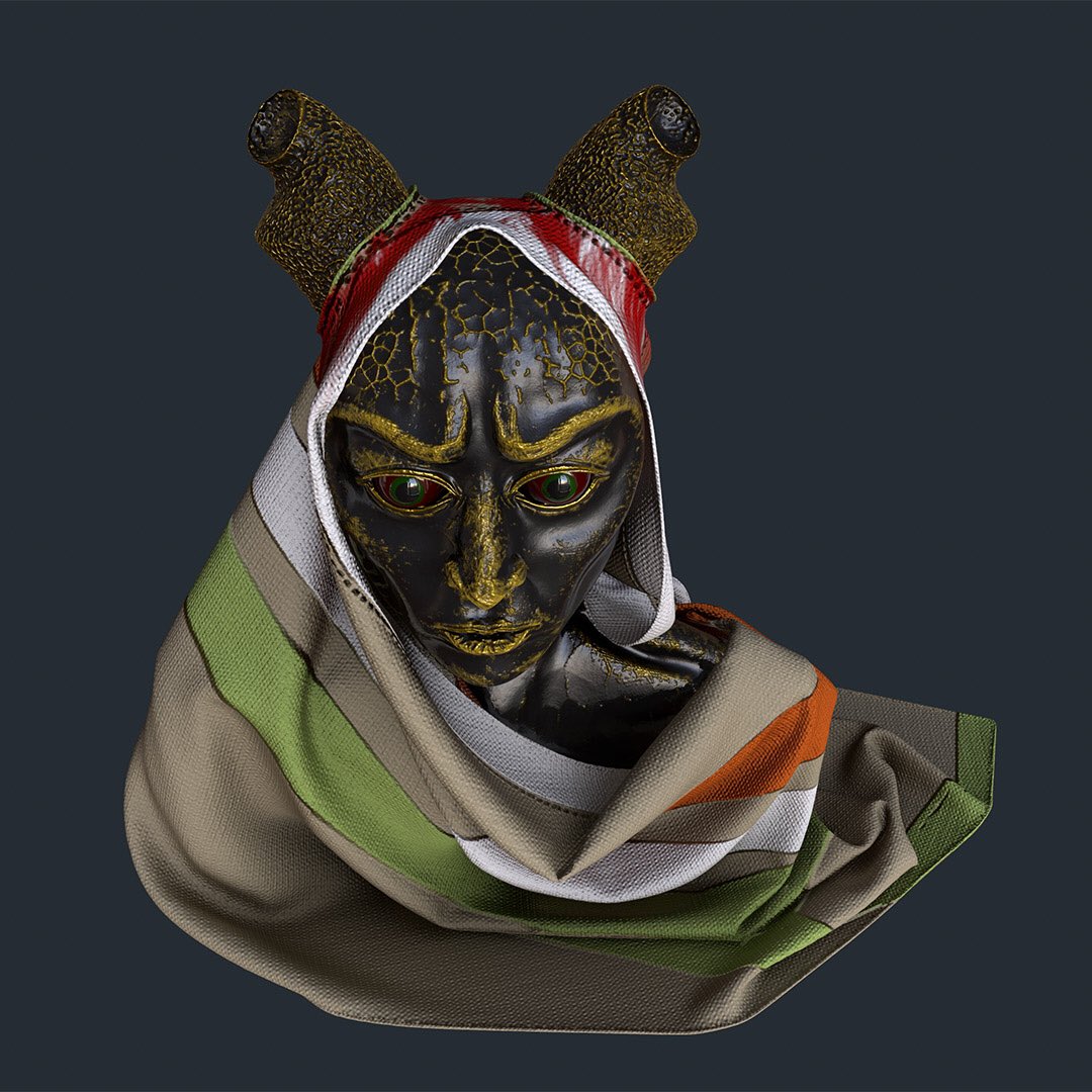 innyspa's tweet photo. My concept art.. a monk🙏😈 #concert #art #artwork #monk #creature #fantasy #3d #sculpting #CGI #painter #model #modeling #character #monster https://t.co/UwN9q3DYTV