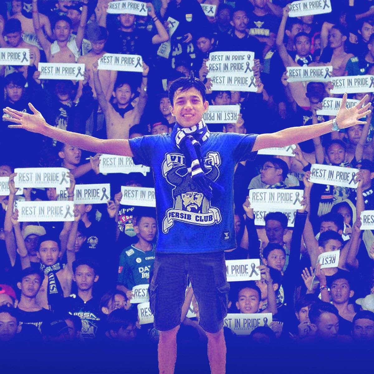 #PERSIBberduka 
Semoga amal ibadah Iko diterima Allah SWT
Rest in Pride, Ricko Andrean
 #PileuleuyanIko #PERSIBsalawasna