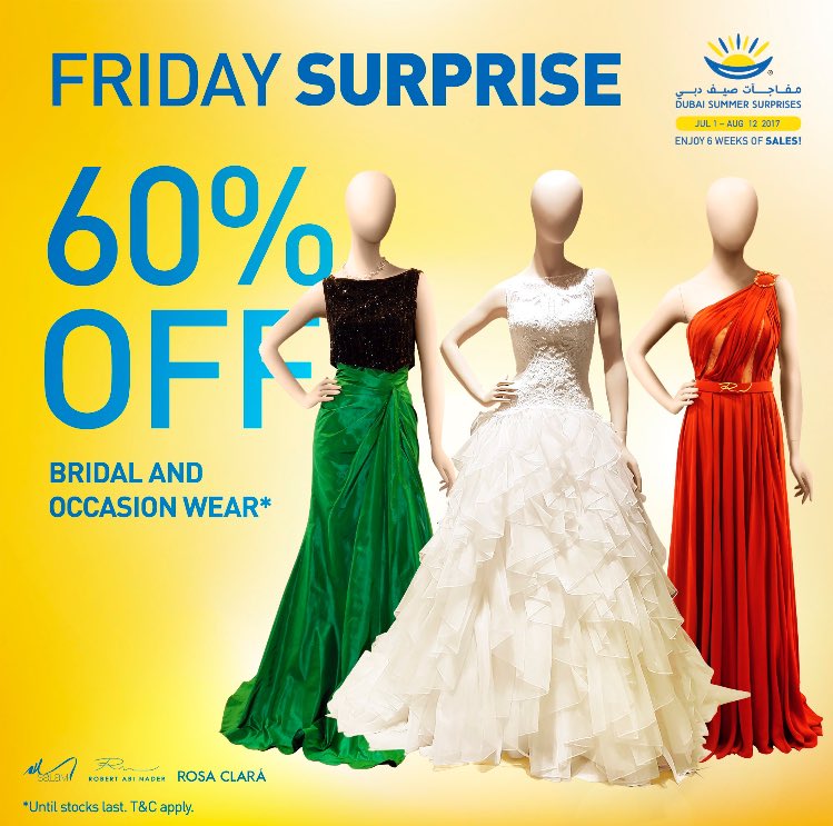 WafiCityDubai's tweet photo. Get your dream dress for less! #SalamStore is offering 60% off on haute couture brands @RobertAbiNader & @RosaClaraBridal, until 28 July! https://t.co/4Lle5NRXgI