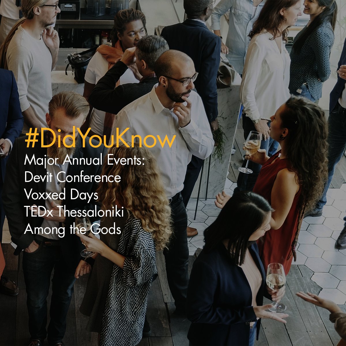 ThessIFD's tweet image. Did you know that Thessaloniki has major annual events, conferences and interesting festivals? We have a super active community!