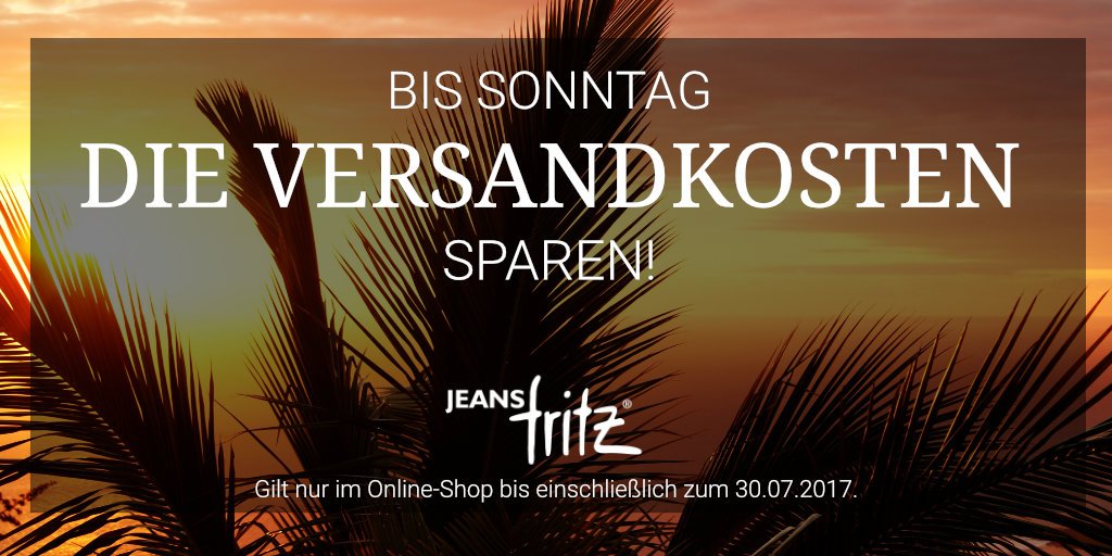 JeansFritz's tweet photo. Nur Bis Sonntag - im #JeansFritz #OnlineShop VERSANDKOSTENFREI bestellen!
👉 https://t.co/qdbF0QniEx 👈 https://t.co/ypM9YI2BFy