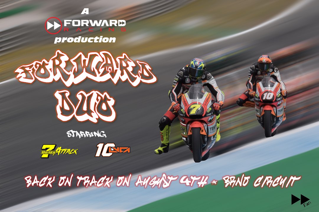 ForwardFan's tweet photo. They are ready...faster, harder, stronger than ever...soon on track!! #BrnoIsComing #OnlyTheBrave #ProudToBeAForwardFan https://t.co/Jlg0F4VxOp