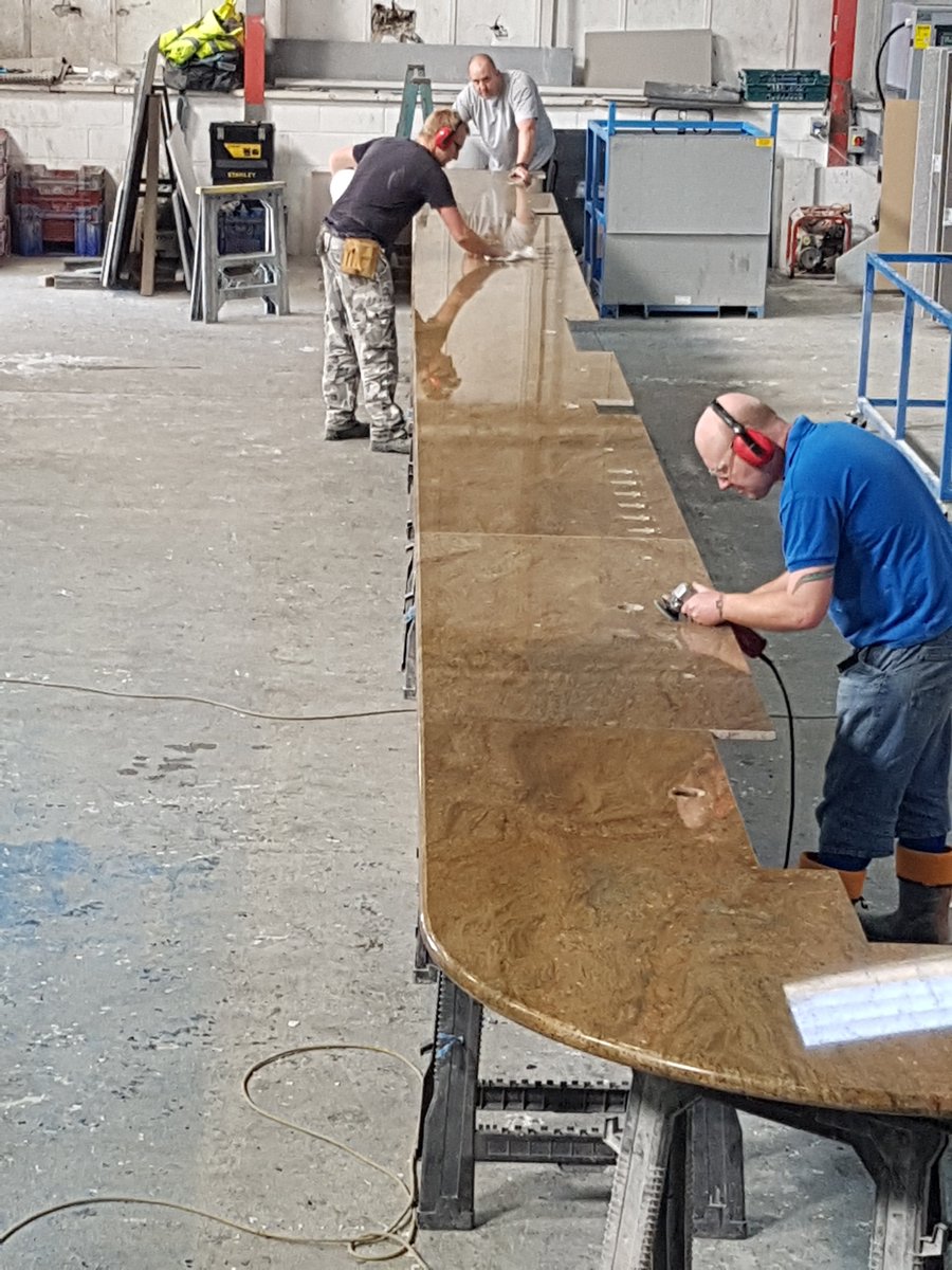 ProstoneLtd's tweet photo. We are very proud to be producing a bar for the JDW Flagship Royal Pavilian in Ramsgate. #Prostone #Royalpavilian #Ramsgate https://t.co/U5k9kUwsYR