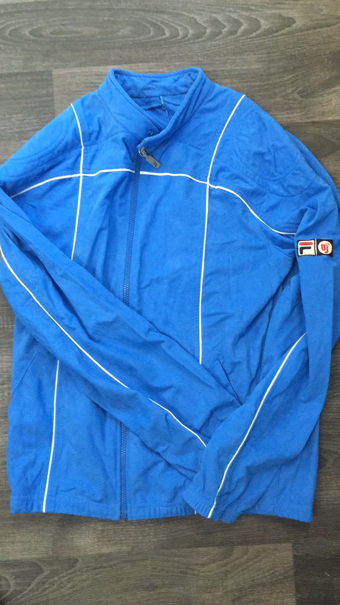 fila 80s tracksuit top