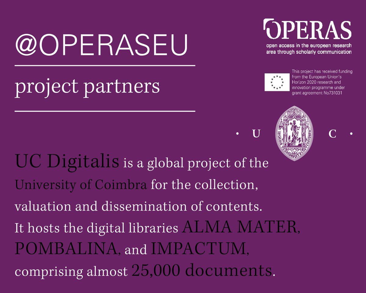 OPERASEU's tweet photo. Each week #OPERASEU presents a partner. #UCDigitalis of #CoimbraUniversity is our contact point for multiligualism.
https://t.co/AiilXXr9yk https://t.co/g1DioTYOEu
