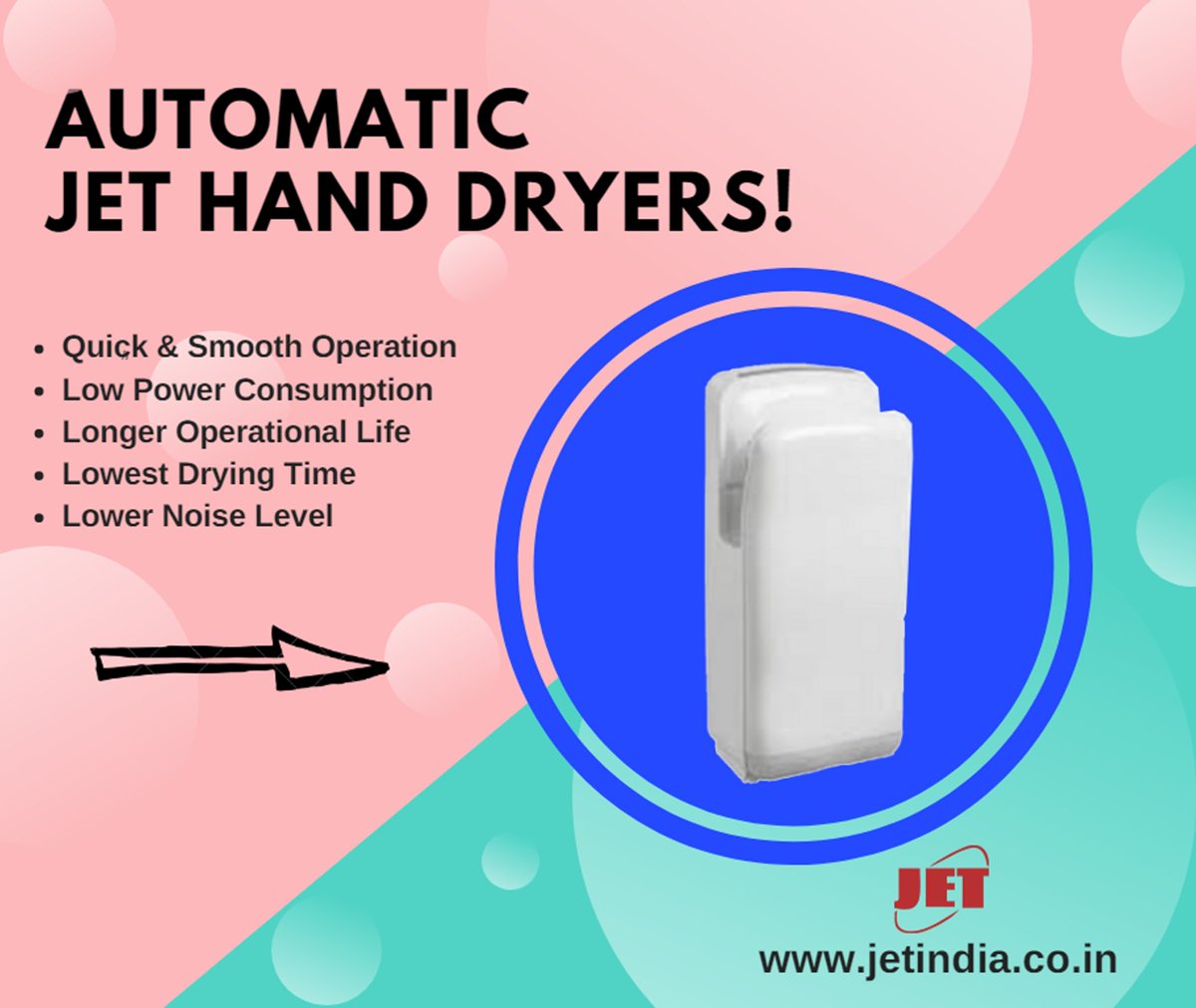 india_jet's tweet photo. Looking for the Best Hand Dryer... Check our Automatic Jet Hand Dryer Collections... #jetindia #handdryer https://t.co/toeRlNHWgQ