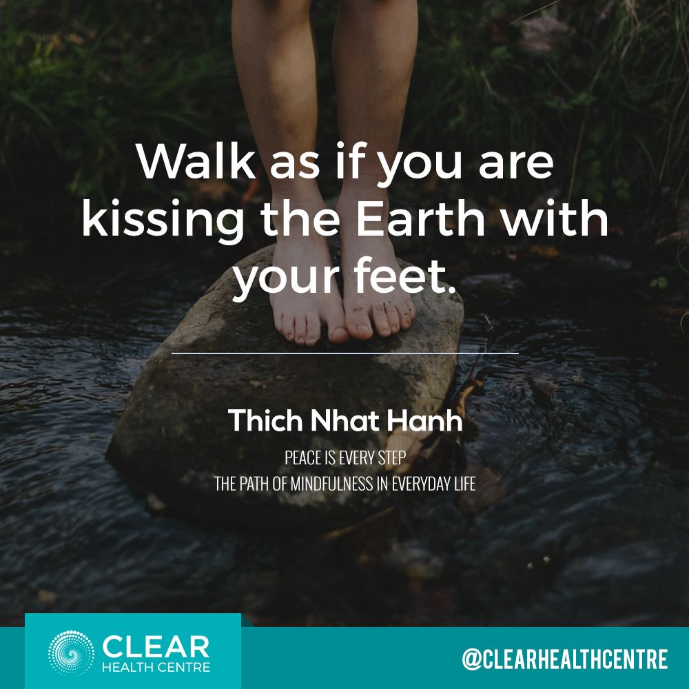 ClearHealthC's tweet photo. Every step is a gift! #Earth #Balance https://t.co/hidepdrTmF