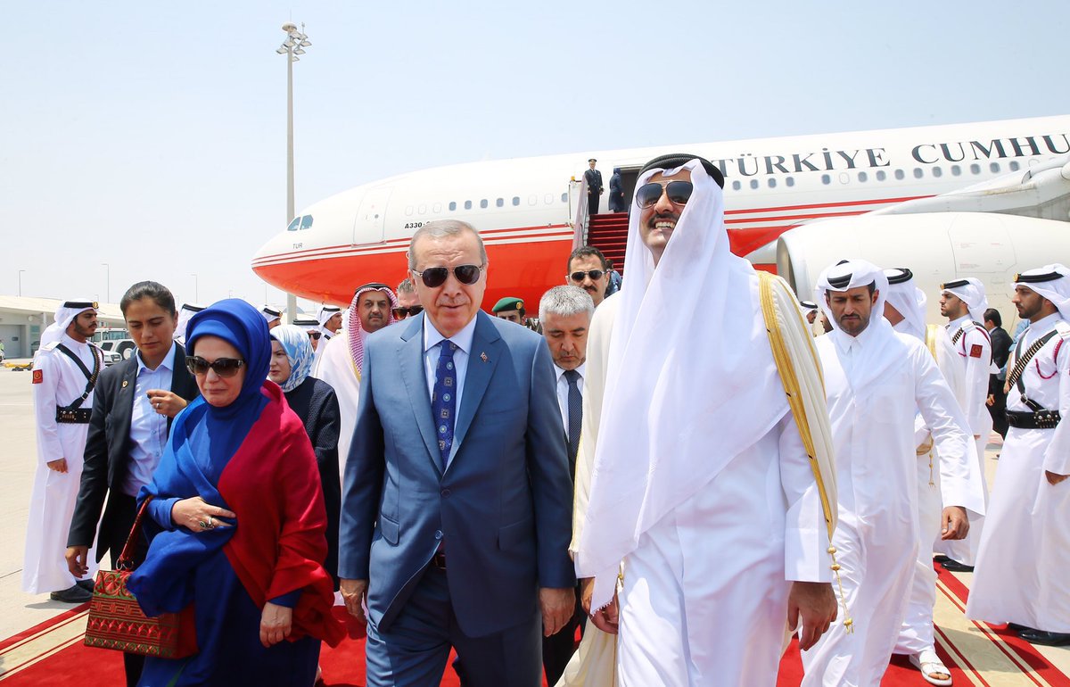 Erdoğana Katarda yapılan karşılama ve ona atfen okunan kasideler Erdoğanın İslam aleminin lideri olduğunu tescillemiştir.Reis der BizDuyarız