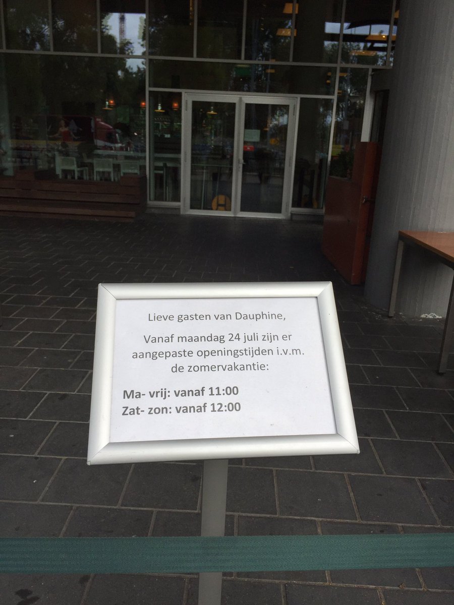iens's tweet image. Zomersluiting #dauphine dat is even schakelen voor veel mensen en mijzelf!