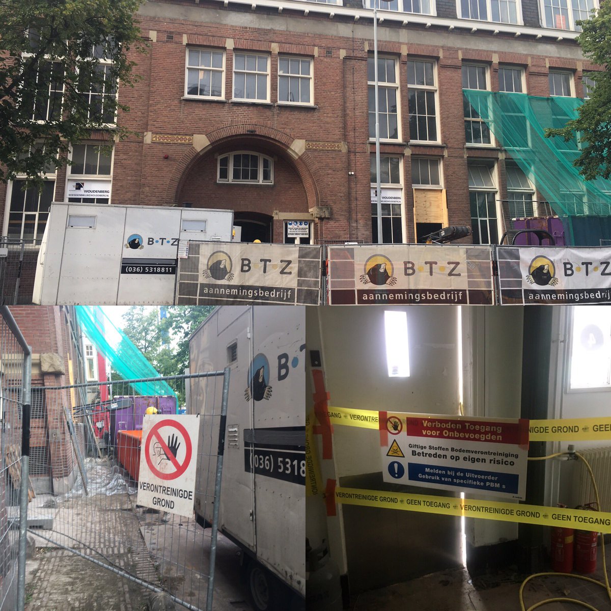 bodemsanering vlakbij Museumplein Amsterdam