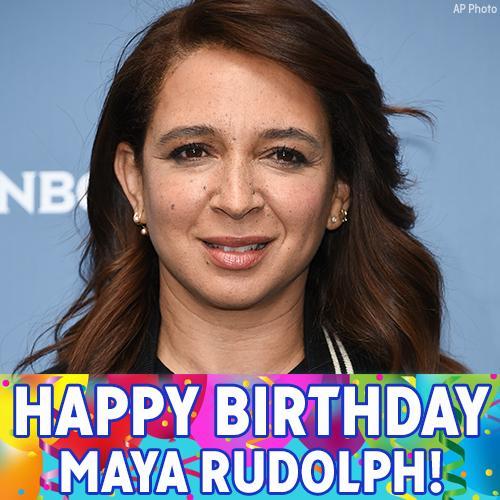 Happy 45th birthday to actress and comedian Maya Rudolph! 