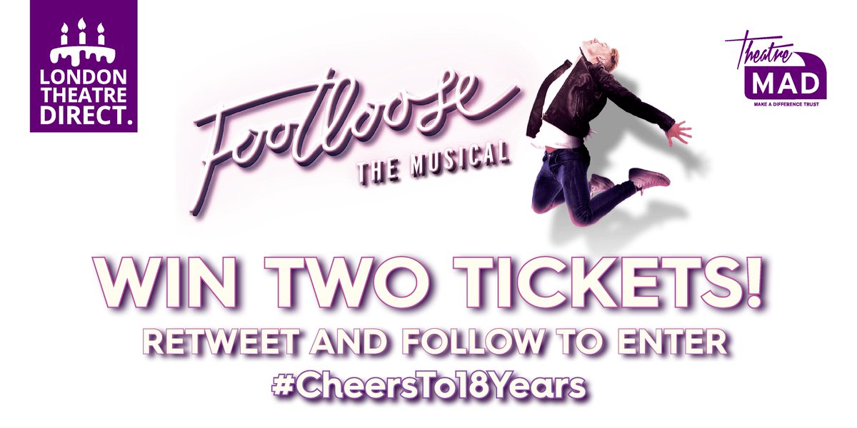 theatre_direct's tweet image. Say #CheersTo18Years with a pair of tickets to see Footloose The Musical! RT &amp;amp; follow to enter! #LTD18 - bit.ly/2tLL3cB
