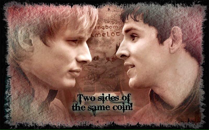 SaveMyMerlin's tweet photo. #SaveMyMerlin our two sides of the same coin..#Arthur and #Merlin https://t.co/8wvddSsshz