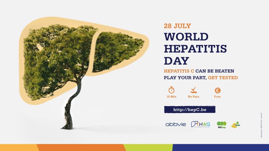 bschroye's tweet image. Are you at risk for hepatitis C? Get tested this Friday July 28th on #WorldHepatitisDay. More info at hepC.be @abbvie
