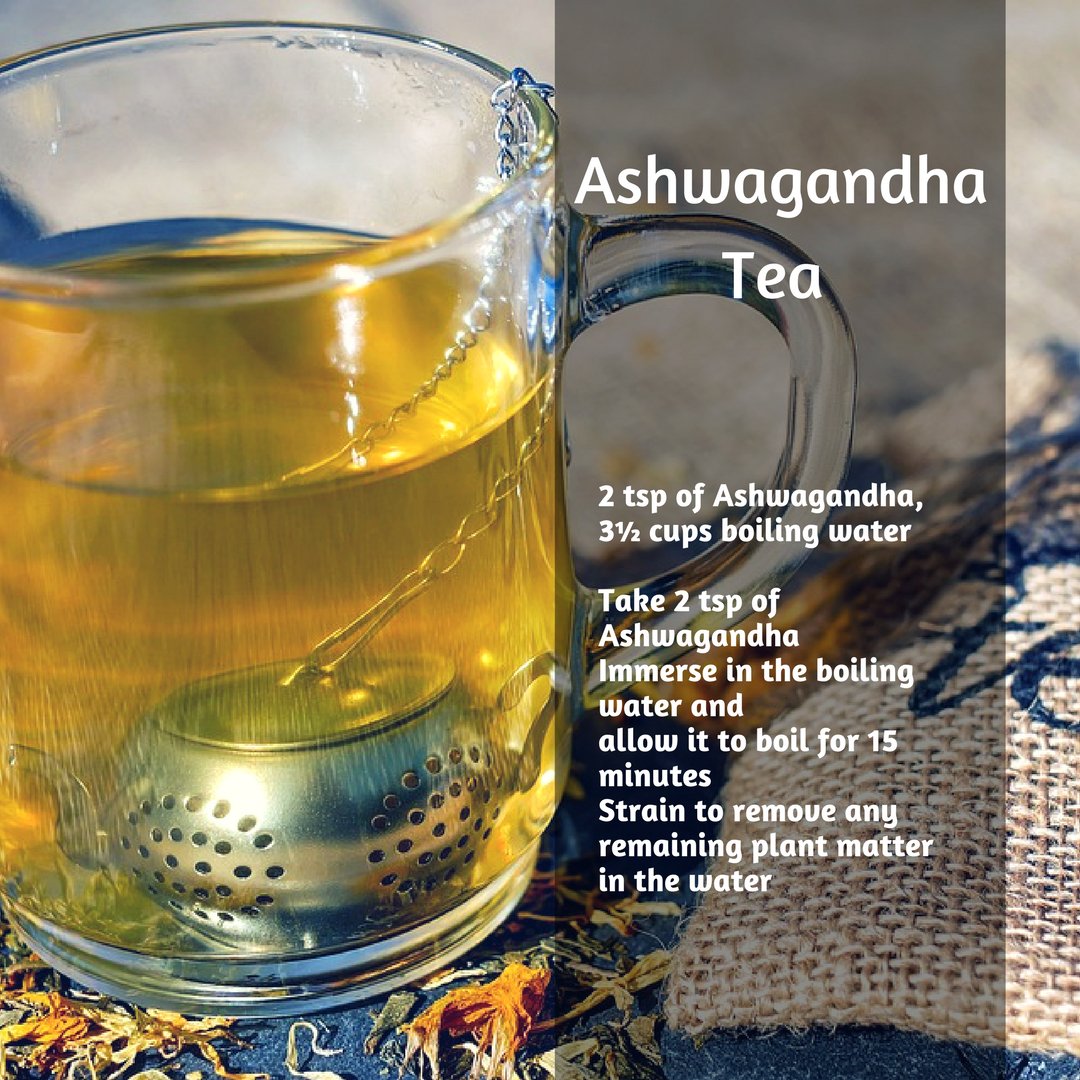 how to take ashwagandha tea