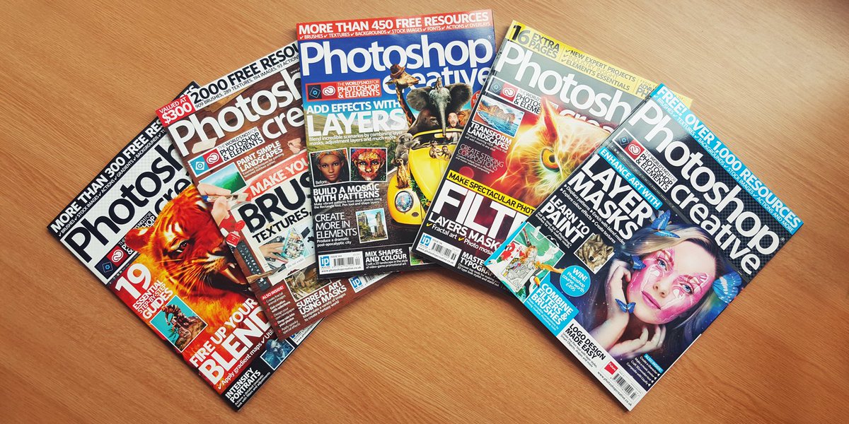 #GIVEAWAY!

RT and follow to #WIN a past copy of Photoshop Creative - five winners will be picked next week!