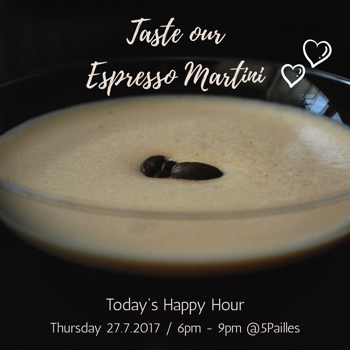 5Pailles's tweet photo. #espressomartini #HappyHour #afterwork #paris @5Pailles https://t.co/T5SwKo6DgF