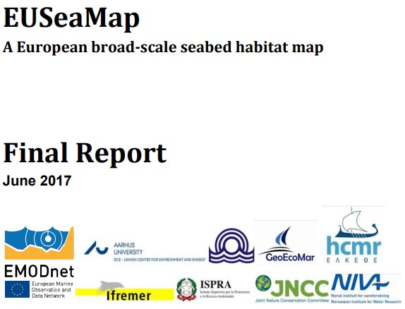 helen_lillis's tweet photo. See this report for everything you wanted to know about how Europe's #seabedhabitatmap, #EUSeaMap was made: https://t.co/4R4Z2CH4Ox @emodnet https://t.co/PoQNY9GKBT