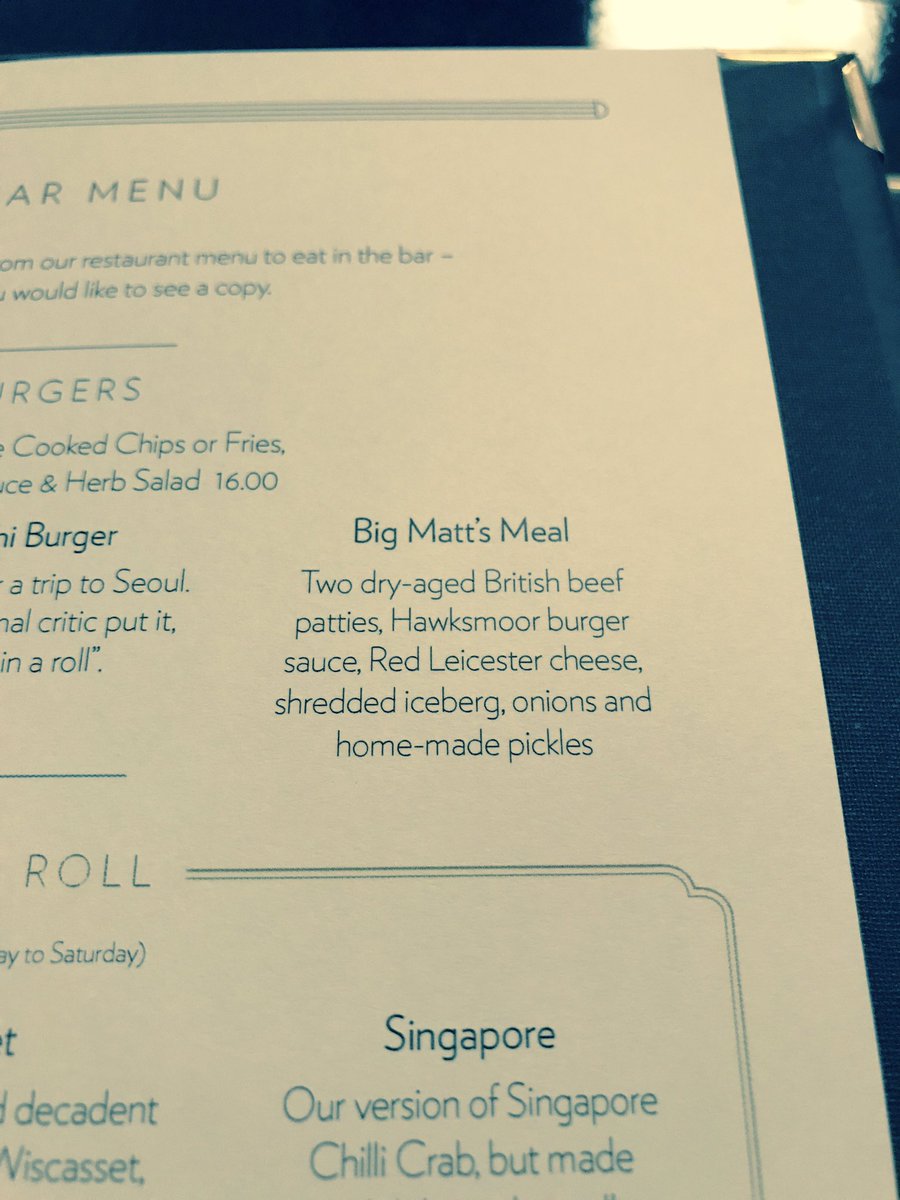 WibsHawksmoor's tweet photo. Cheeky new item on the bar menu, and it's a good one. I am pretty sure this classifies as poetry. https://t.co/3aNnn9Xmw9