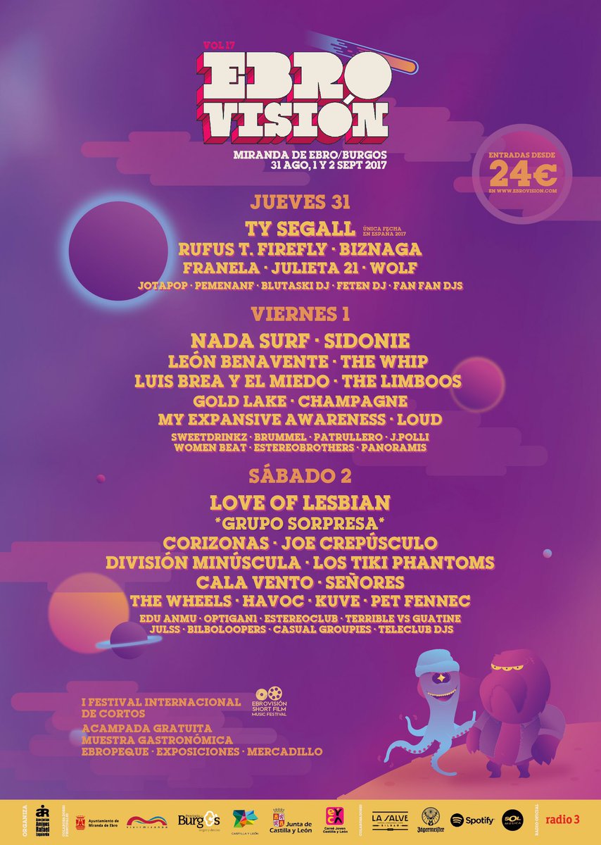 ebrovision's tweet photo. ¡NUEVAS CONFIRMACIONES para cerrar el cartel de #Ebrovision17!
🔥 Será una edición ÚNICA Y MUY ESPECIAL 🔥 https://t.co/6XpdbvGa3E