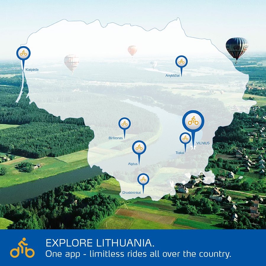 You are traveling to #Lithuania? Do not forget that you could make your trip even better with bikes! 

#dropbyke