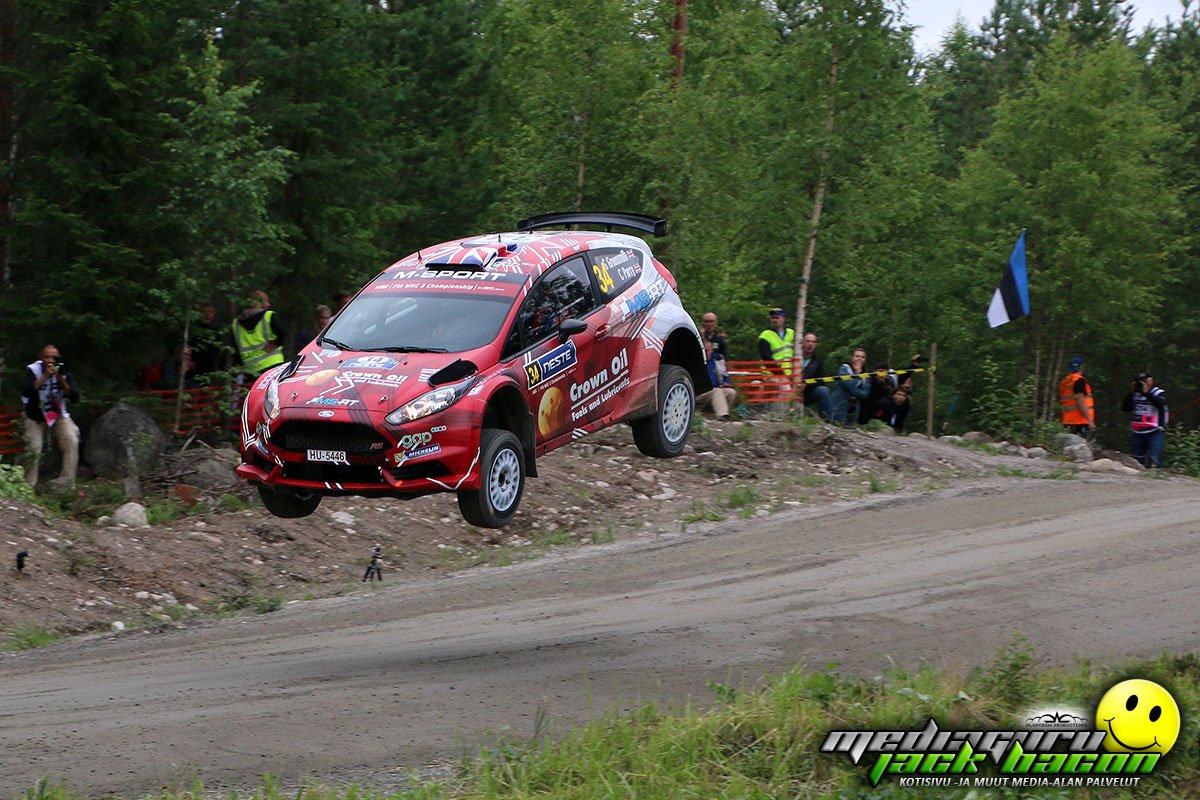 janikekoni's tweet photo. @GreensmithGus trying his wings in #shakedown of @OfficialWRC @RallyFinland !! https://t.co/pl0iUV65Tk