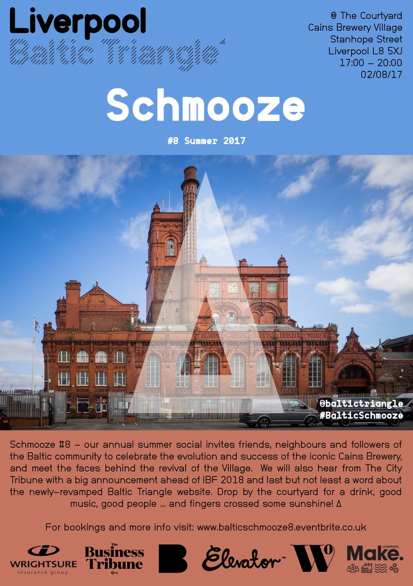 baltictriangle's tweet photo. Just under a week to go until our summer #BalticSchmooze at @Breweryvillage! Grab your ticket here: https://t.co/n5RD5a6Zry ☀️ https://t.co/gWuGMjc2iZ