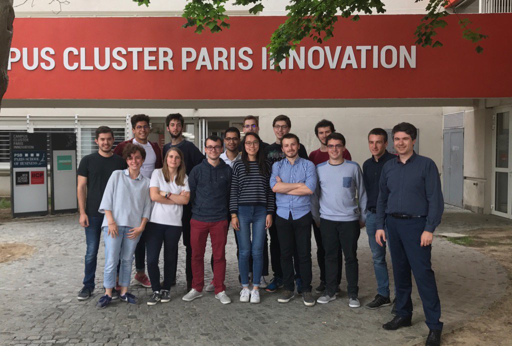 ParisDigitalLab's tweet photo. Top team pour le summer #bootcamp #digitaltechyear @centralesupelec ! Au 28/8 pour le démarrage de la fall 2017 ! https://t.co/GElJwB9Lpz