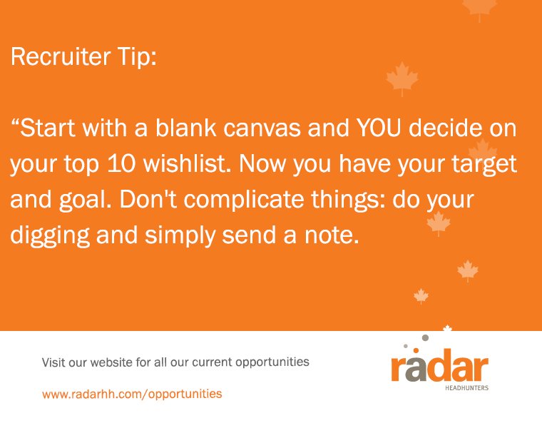 radar_hh's tweet photo. Why not take advise from those that are in the know #RecruiterTip https://t.co/Fn4ycpqsHX