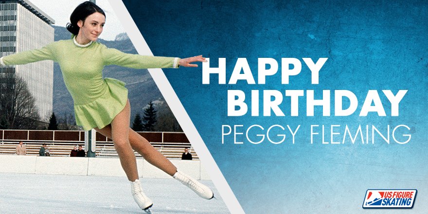 What a day! Very happy birthday to Peggy Fleming! 