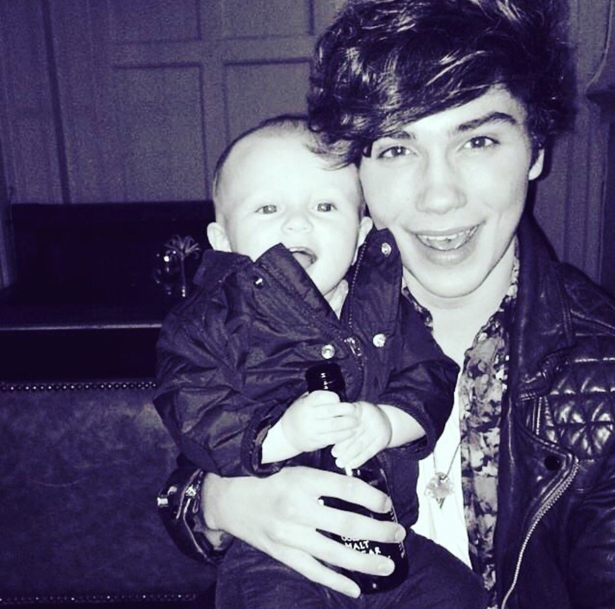 CaterinaLopez's tweet photo. Happy Birthday @higeorgeshelley so much love to you from Princeton and I❤️ #UncleGeorge https://t.co/iCjaA8bmeR