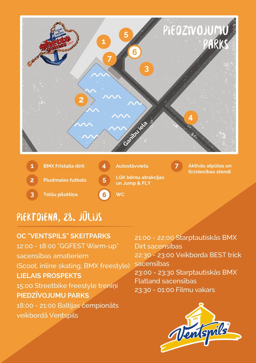 Aicinām iepazīties ar satiksmes ierobežojumiem un izmaiņām sabiedriskā transporta kustībā <a href="/ggfest/">GG FEST</a> laikā - ventspils.lv/lat/sports/127…